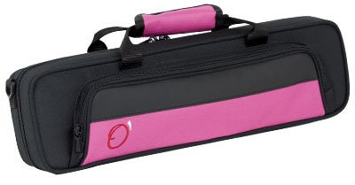 Ortola 6464 Etui für Querflöte Querflötenkoffer Flötenkoffer Schwarz/Fuchsia