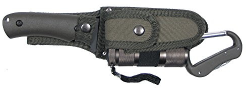 MFH Messerset Mit Led und Nylon Scheide, oliv, Talla única