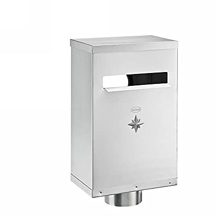 Grömo Zink Wasserfangkasten DN100 mit Zulauf DN70