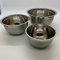 Set of 3 Professional Stainless Steel German Mixing Bowls.