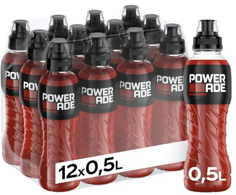 Powerade Sports Wild Cherry, 12 x 500 ml EW Flasche