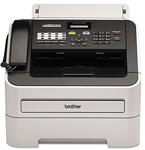 Brother FAX-2840 Mono Laser Fax Machine, High Speed Modem| Fax, A4 | UK Plug