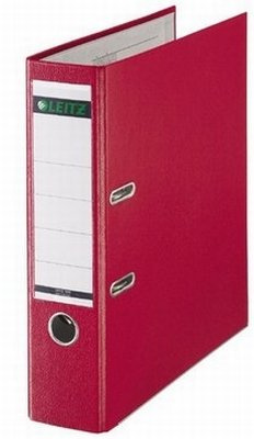 Esselte Leitz GmbH & Co. KG Premium Ordner A4 LEI 1010-50-25 rot * 80mm vollfarbig Plastic