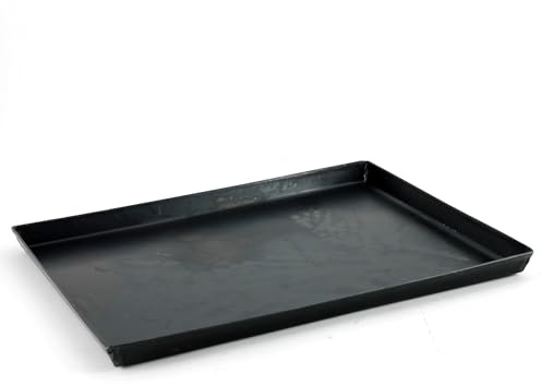 Pentole Agnelli Pasticceria e Pizza Teglia Rettangolare in Lamiera Blu, Blu, 45 x 35 cm