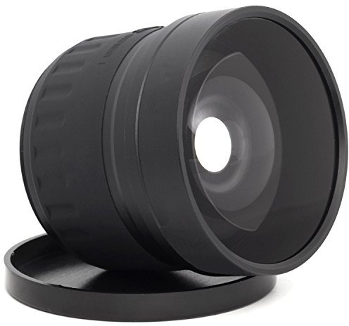 Digital Nc 0.21x-0.22x High Grade Fish-Eye Lens Compatible with Canon PowerShot SX400 is (Includes Lens Adapter)