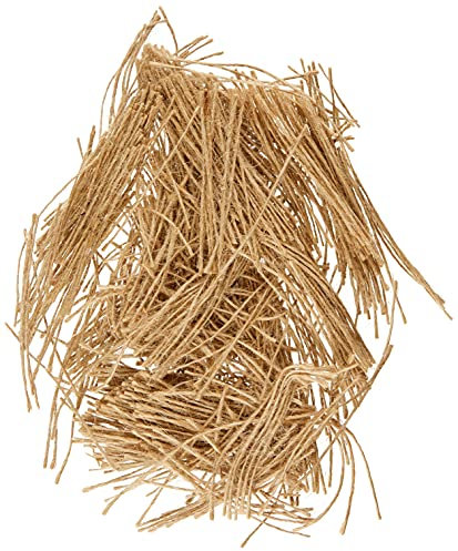 Arquivet Fil de Jute pour nids d'oiseaux - Accessoires pour nids d'oiseaux - Construire Une Niche pour Oiseaux - Accessoires pour Cages et volières - Nids Confortables pour Oiseaux - 20 g