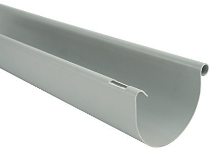 DACHRINNE 125 1MTR. GRAU