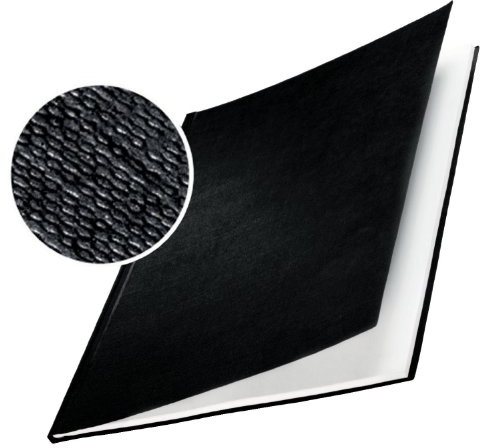 Leitz impressBIND Hard Covers, 7.0 mm Spine, Black, Pack of 10