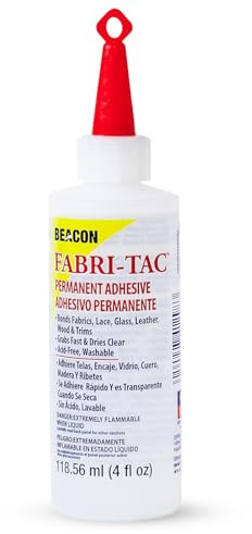Beacon Fabri-Tac Permanent Adhesive, 4-Ounce by