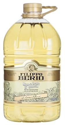 Filippo Berio Olive Oil, Mild and Light, Large Bottle (5 Litres)