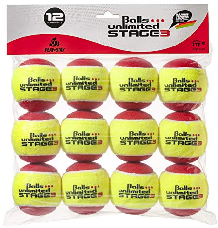 Balls ... unlimited Stage 3 (rot) Kinderbälle, Trainingsbälle 75% Druckreduziert, Methodikbälle - 12er Pack