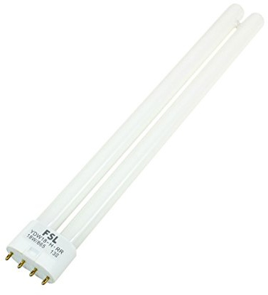 sourcing map 220V 18W Illumination 2G11 Single Ended Fluorescent Light Bulb White