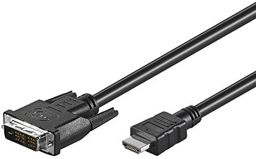 Goobay 50579 DVI-D/HDMI-kabel, förnicklad