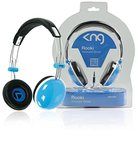 König KNG-5080 Rooki Innocent Sinner Kopfhörer (3,5mm Klinkenstecker) blau