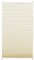 GARDINIA EASYFIX Plissee ohne Bohren, Zum Klemmen, Blickdichtes Falt-Rollo, Inkl. Aller Montage-Teile, 2 Bedienschienen, Creme, 100 x 130 cm