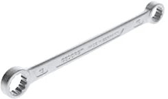 GEDORE Doppelringschlüssel, SW 10+13 mm, gerade, flach, dünn, 12-kant, UD-Profil, Schraubenschlüssel, 4 10X13