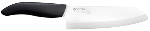 Kyocera GEN Keramik Santokumesser | Klinge 16 cm | ergonomisch geformter Griff | extrem scharfes Küchenmesser | Kochmesser Profi Messer | Fleischmesser Profi Messer