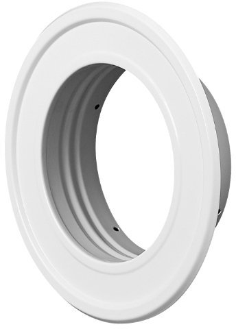 White Ducting Finishing Rosette 150mm Duct Metal Ceiling Valve / Vent Flange Hose Spigot Pipe Collar Tube End RM150