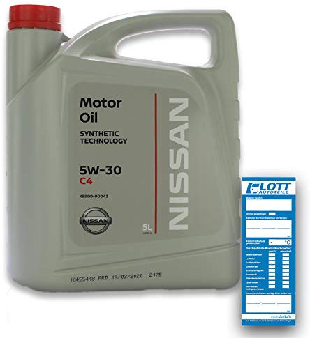 Original Nissan 5W-30 DPF Motoröl 5l Kanne