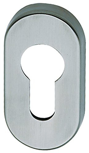 Alpertec 32854950K1 Stainless Steel PZ Rosette Oval 62 x 31 mm Door Handle Set Door Fittings
