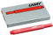 LAMY T10 Tintenpatronen mit großem Tintenvorrat - geeignet für alle Lamy Patronenfüllhaltermodelle - Inhalt 1,25ml je Patrone - 5 Stück pro Päckchen - Tintenfarbe rot