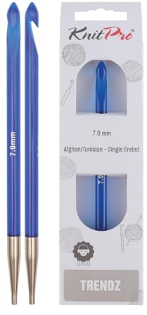 KnitPro Trendz Afghan/Tunisian Crochet Hook | 7.00mm