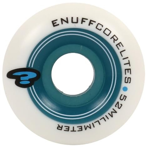 Enuff Corelites 52mm White/Blue Skateboard Wheels