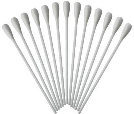 TIGA-MED Medizinische Wattestäbchen mit großem Kopf | 500 Stück (10 x 50) | PE-Stab 15cm | hygienisch verpackt | für Medizin, Kosmetik und Haushalt