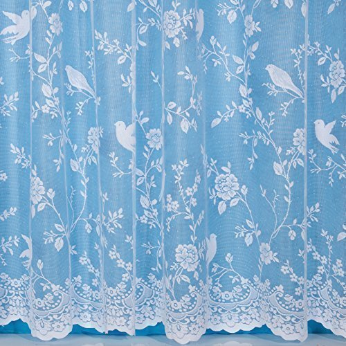 John Aird Robyn Design Net Curtain - Width Sold By The Metre (Drop: 60 / 152cm)