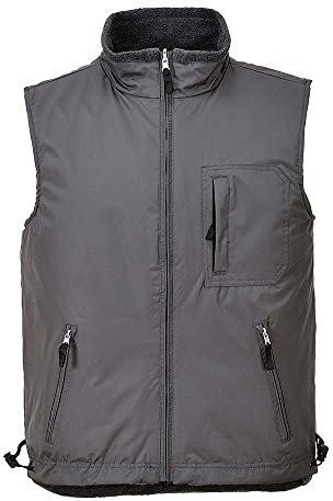 Portwest RS Reversible Bodywarmer, Size: M, Colour: Grey, S418GRRM