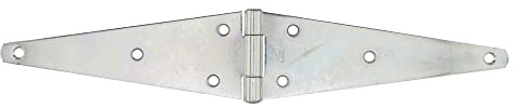 National Hardware N127-878 282BC Heavy Strap Hinge in Zinc plated,10 Inch