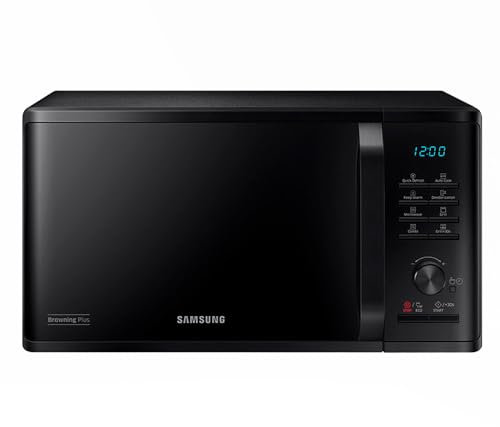 Samsung Forno a Microonde Grill Advanced, MG23K3515CK/ET, Cottura Croccante, AutoCook, Microonde + Grill 800 W + 1100 W, 23 L, 49l x 27,5h x 39p cm, Nero