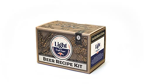 Craft A Brew Kit di ricette – ricarica Light Lager – 1 gallone – Ingredienti per la produzione di birra fatta in casa