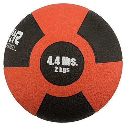 Rubber Medicine Ball - 4.4 lb. - Red