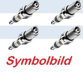 4x Original BOSCH Zündkerze Zündkerzen Doppelplatin YR6NPP332