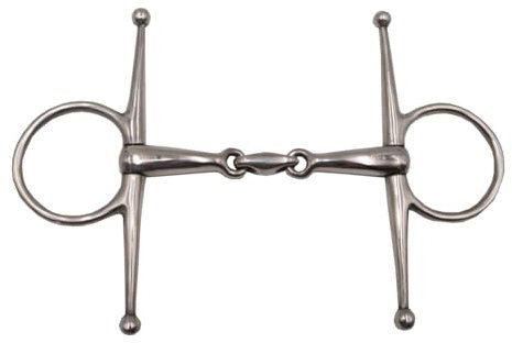 Amesbichler Reitsport Royal Steel Knebeltrense Schenkeltrense aus Edelstahl doppelt gebrochen