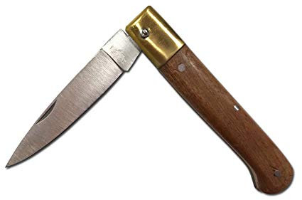AUSONIA - Coltello da tasca modello Calabrese manico legno Cm 19,5