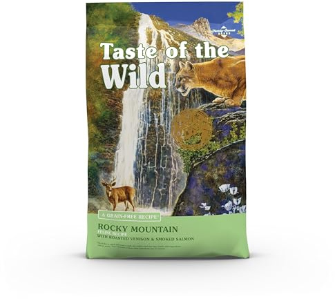 Taste Of The Wild Dry Cat Food, Rocky Mountain Feline Formula With Roasted Venison And Smoked Salmon, 5 Pound