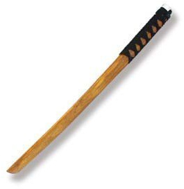Martial Arts Wooden Red Oak Roped Shoto