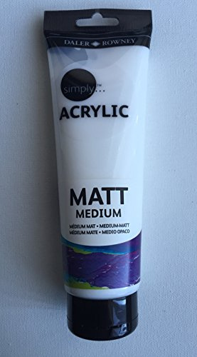 Daler-Rowney Simply Acrylic Medium, Plastic tube, 8.45oz - 250 ml, Matt