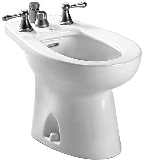 TOTO BT500B #01 Piedmont Bidet only Vertical Spray, Cotton White