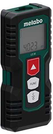 Metabo Laser-Distanzmessgerät LD 30 (606162000) Karton, Laserklasse: 2, Wellenlänge: 635 nm, Lichtleistung: < 1 mW