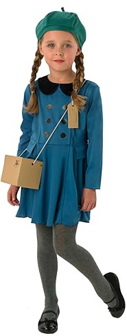 Rubie's Officiell Evacuee flicka kostym flickor stora