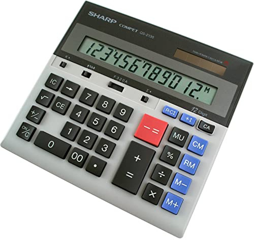 Sharp QS-2130 Twin Powered Display 12 Digit