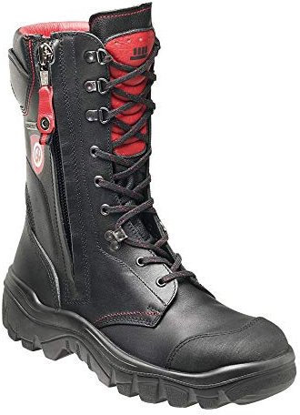 Bottes de pompier STEITZ Secura FIRE FIGHTER GORE II S3, noir/rouge, XB Vastness, taille 41