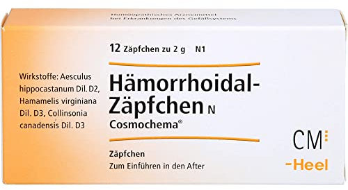 HÄMORRHOIDAL Zäpfchen N Cosmochema 12 St