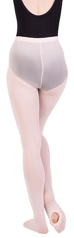 Body Wrappers - Women's Convertible Tights - Ultra Soft, Footed to Footless Style A31 (3X-4X, Theatrical Pink)