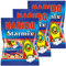 Haribo Starmix Mini, 3er Pack, Gummibärchen, Weingummi, Fruchtgummi mit Schaumzucker, Im Beutel, Tüte