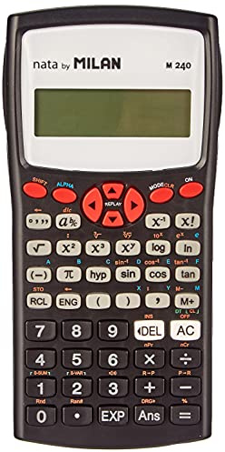 Milan 159110RBL - Calculadora científica con pantalla LCD de 2 líneas