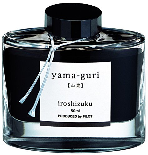 Pilot Iroshizuku Fountain Pen Ink - 50 ml Bottle - Yama-Guri Wild Chestnut (Dark Brown) (Japan Import)